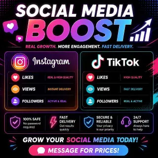 Instagram And Tiktok Services!