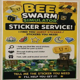 CANT FIND A SPECIFIC QUEST STICKER? I CAN SELL IT YOU FOR A PRICE! COMMENT BELOW WHAT YOU NEED