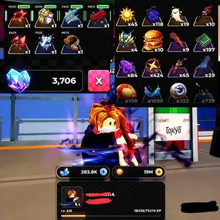 ANIME ZERO (END GAME ACC) | LVL 235 | CATACLYSM + SHADOW WITH SUPERNOVA | FLAME = DEADEYE| 3.7K TRAIT REROLLS 