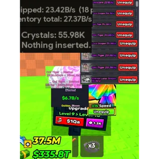 Steal An Egg 23-25b/s random eternals (Account)
