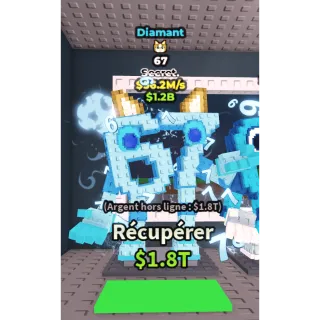 Brainrot - 67 Diamond Meowl 56.2M/s