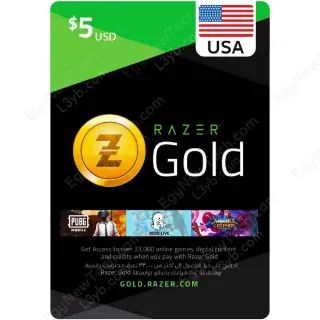 $ 5.00 USD Razer Gold