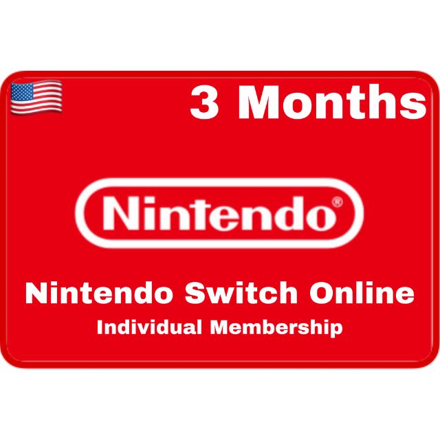 switch online 3 months