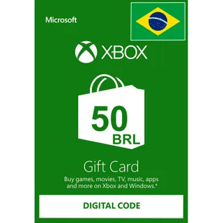 R$50.00 BRL Xbox Gift Card ⚡INSTANT⚡