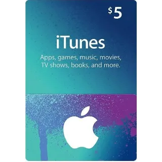 $5.00 iTunes US Instant