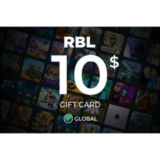 $10.00 USD Gift Card RBL (Stockable) ⚡️ INSTANT