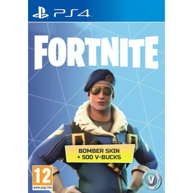 fortnite bomber skin 500 v bucks ps4 eu - playstation store fortnite v bucks