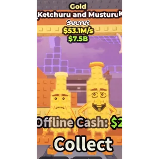 Gold Ketchuru and Musturu 53.1/s
