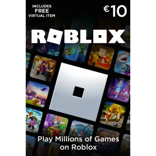 €10.00 EUR Roblox Gift Card