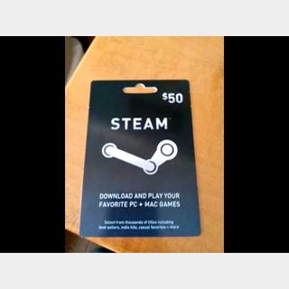 Steam Gift Card - $50