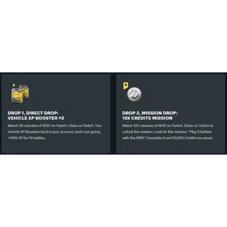 World of Tanks: Heat 2/2 HEAT Launch - Week 1 Twitch Drop