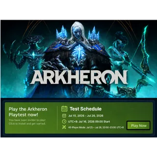  Arkheron Closed Beta PC Steam CD Key July 15-26