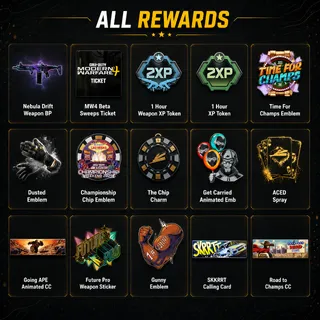 Call of Duty: Black Ops 7 26/26 CDL Championship Day1-4 Nebula Drift Weapon Blueprint Twitch Drop