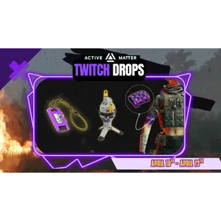 Active Matter 3/3 Dog Tag Ribbons pattern Beacon   Twitch Drop