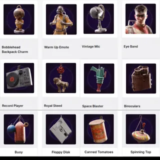 Arc Raiders 12/12 Buoy Floppy Disk  Binoculars Space Blaster Round1-6 All Twitch Drop