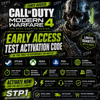 Call of Duty: Modern Warfare 4 Early Beta Access KEY/CODE All platforms GLOBAL