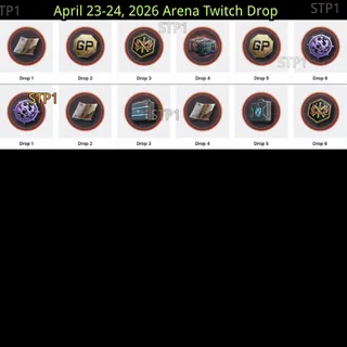 12/12 April 23rd–24th, 2026 Arena Free Weekend Rubles GP LEGA CRATE POINTS