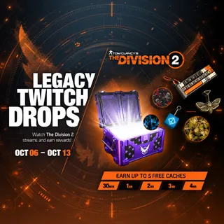 Tom Clancy's The Division 2 October | 5 Rewards | Legacy Twitch Drops Cache