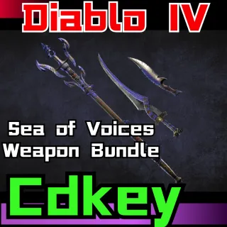 Diablo IV⭐Sea of Voices Weapon Bundle⭐Code