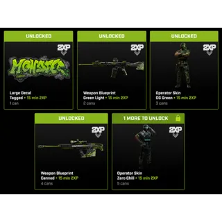 Call of Duty: Modern Warfare 4 × Monster Energy Bundle | 5 Codes 💎 2 Operator Skins + 2 Weapon Blueprints