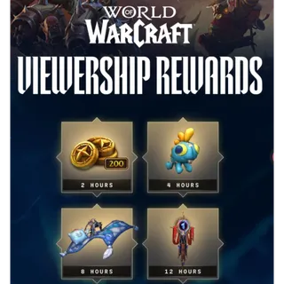 ×10 World of Warcraft 4 Rewards WoW BlizzCon 2026 Twitch Drop | September 2026