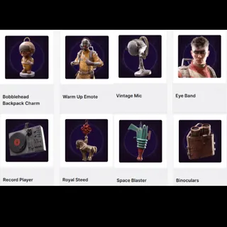 Arc Raiders 8 items  Binoculars Space Blaster  All twitch drop twitch drop