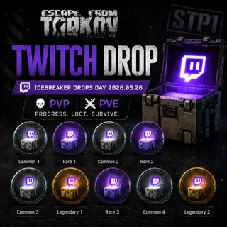 Escape from Tarkov 9/9 Icebreaker Drops day 1 Twitch Drop All items
