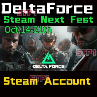 DeltaForce⭐Steam Acc⭐|Steam Next Fest|