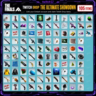 THE FINALS 105+ REWARDS • SKINS • ITEMS Twitch Drop