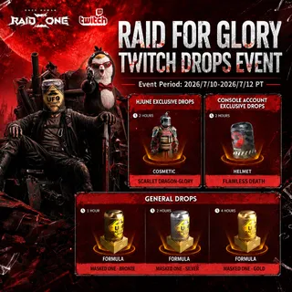 Once Human 5/5 Scarlet Dragon - Raid for Glory hJune+General+Console Twitch Drop