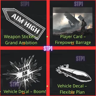 Battlefield 6 Player Card  Weapon Sticke Vehicle Decal KEY/CODE＊１０