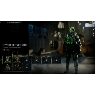 Battlefield 6 Razer System Override Skin KEY GLOBAL