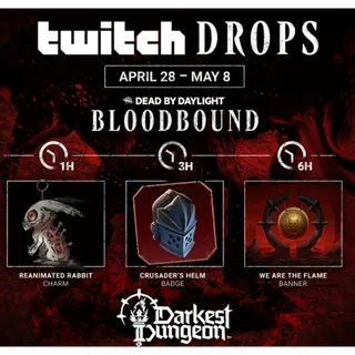 Dead by Daylight 3/3  DbD: RUIN Rift Badge Charm Banner Twitch Drop