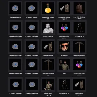 Dark and Darke 57 items Season 7 twitch drops[Twitch Account]