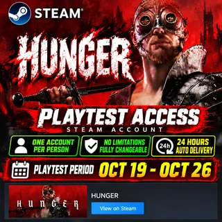 Hunger Steam Account⚡Instant Delivery