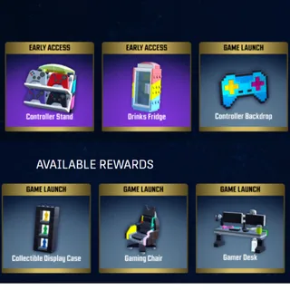 LEGO Batman: Legacy of the Dark Knight 2/2 Controller Stand Drinks Fridge Twitch Drop