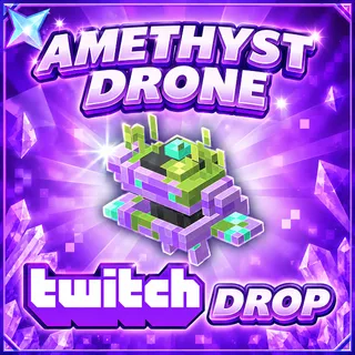 Minecraft Amethyst Drone Pet CODE 💎 Twitch Drop | Bedrock ⚡ Instant Delivery
