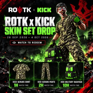 3 Rewards | H1Z1 ROTK X Kick Skin Set⚡Instant Delivery