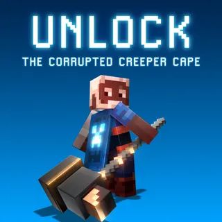 Minecraft Dungeons II | Corrupted Creeper Cape Code Skin⚡ Instant Delivery