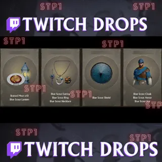 Crimson Desert Week#1 18 items Blue Scout Bundle  All Twitch Drops