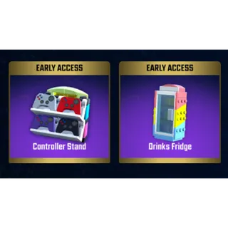LEGO Batman: Legacy of the Dark Knight 2/2 Controller Stand Drinks Fridge Twitch Drop