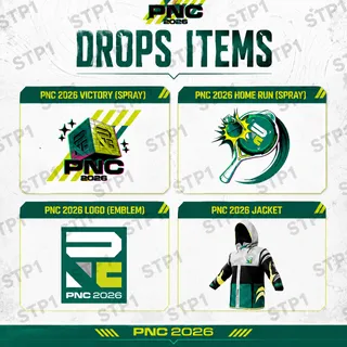 PUBG PNC2026 4/4💎Jacket Emblem Spray