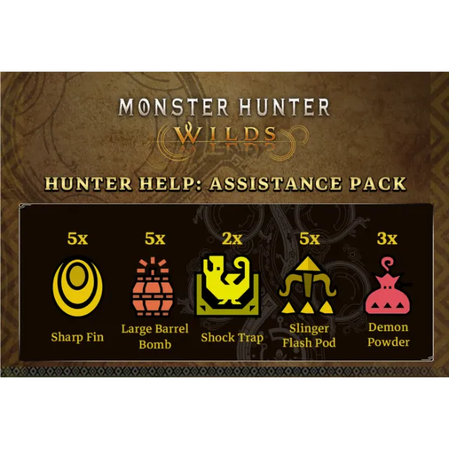 Monster Hunter Wilds Hunter Help: Assistance Pack Key🎮PS - Other Game ...