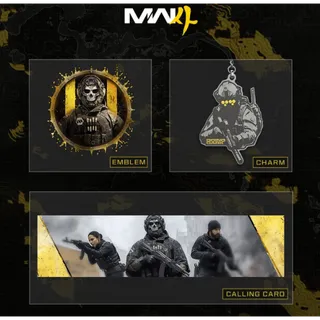 Call of Duty: Modern Warfare 4 Launch Twitch Drop CC - Old Wounds Charm - Going Dark Emblem - Gilded Ghost