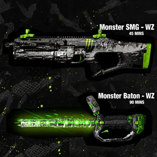 Call of Duty: 2/2 BLUEPRINT Monster Baton - WZ  Monster SMG - WZ Monster Last Chance PT. 1 Twitch Drop