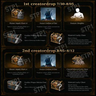 Mistfall Hunter 8 items Twitch Drop 1st + 2nd Creator Drop July + August 2026