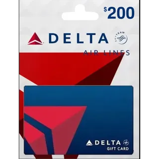 $200.00 Delta airline eCredits 