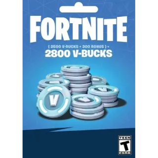 Code | 2800 Vbucks