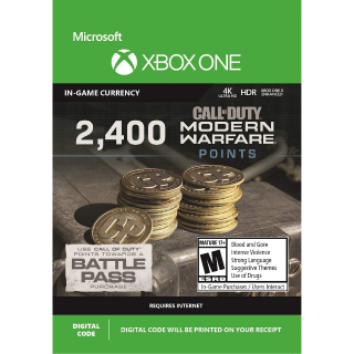 Buy Call Of Duty: Warzone 2.0 2400 Points Xbox Digital Download, Gift  cards