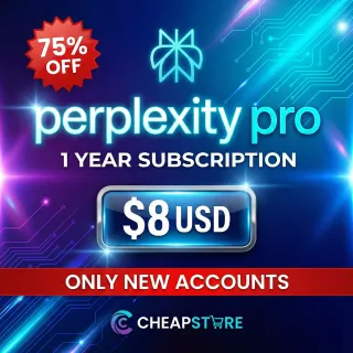 Perplexity AI Pro - 1 Year Personal Subscription (READ THE DESCRIPTION)